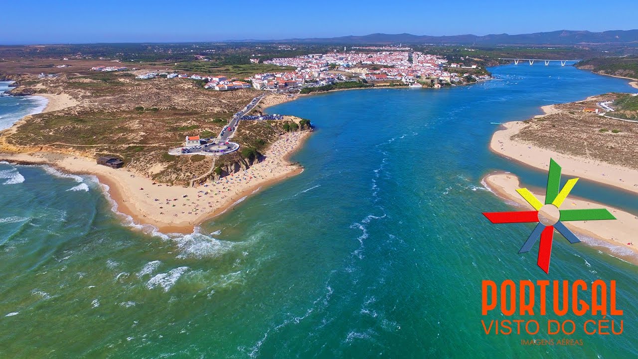 Vila Nova de Milfontes aerial view