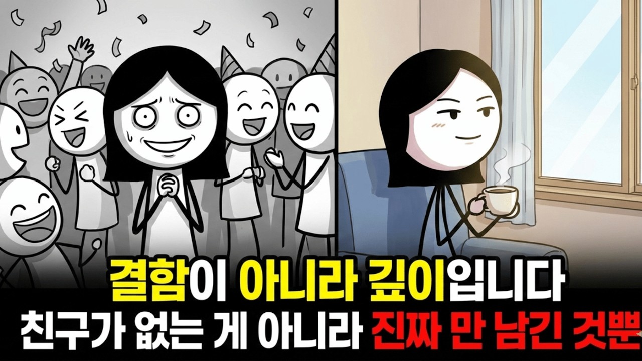 나이가 들수록 친구가 싹 사라지는 여성들의 소름 돋는 특징 (융 심리학)