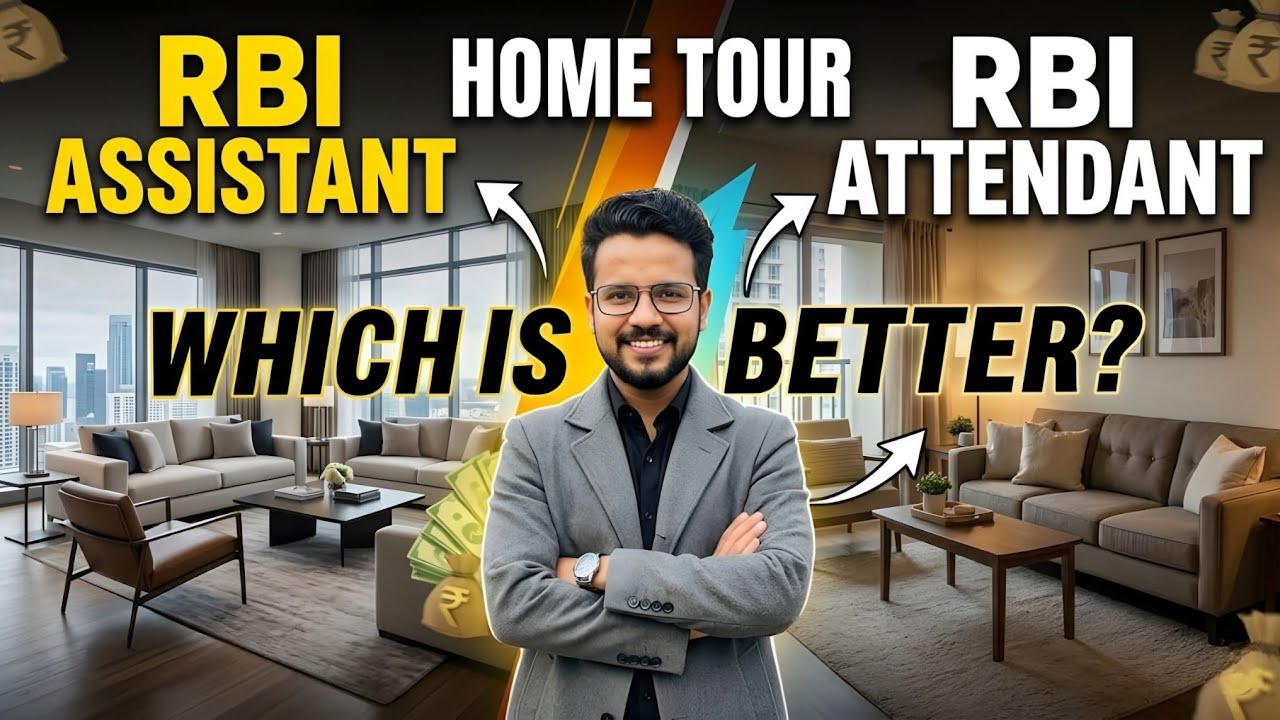 RBI Assistant vs RBI Attendant Home Tour🏡