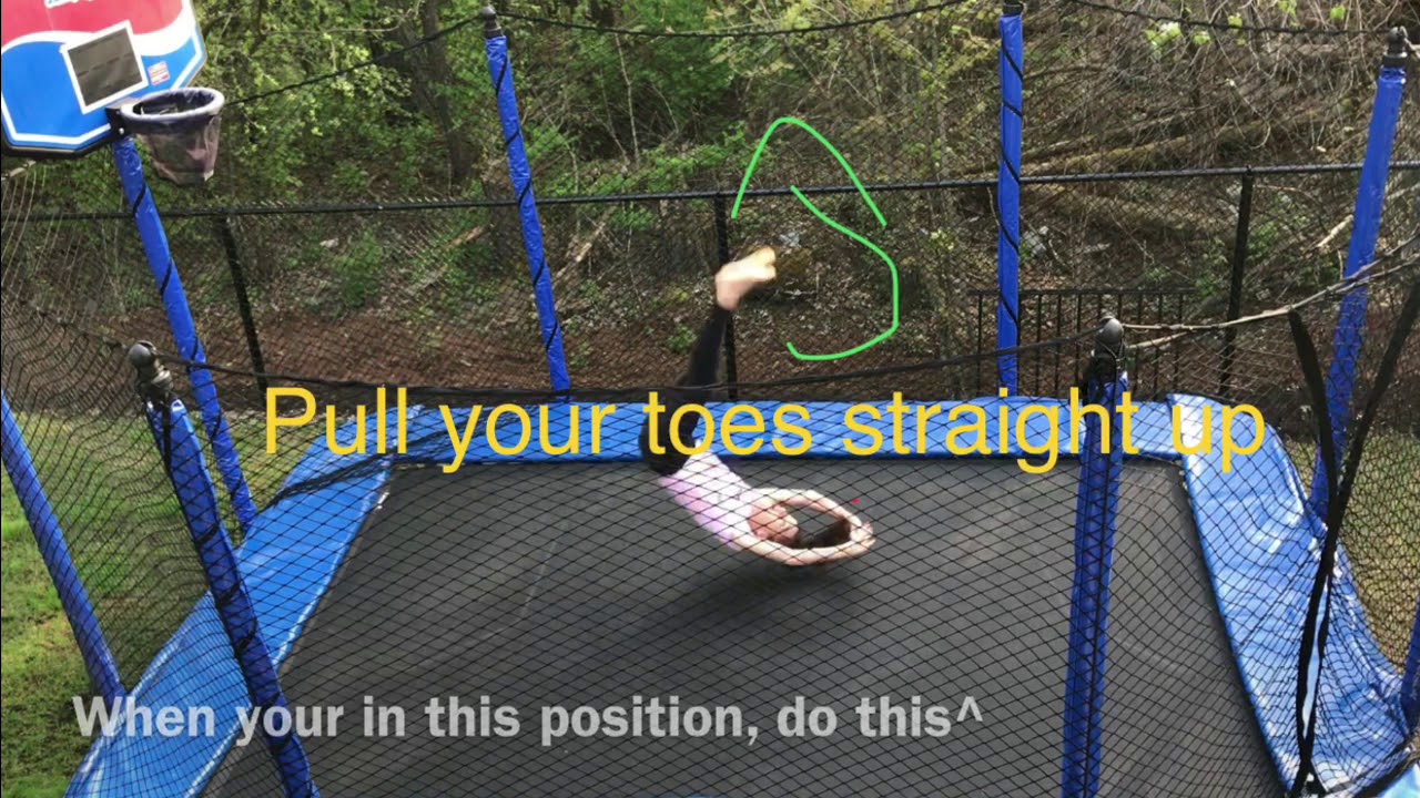 How To Do A Back Pullover//Trampoline