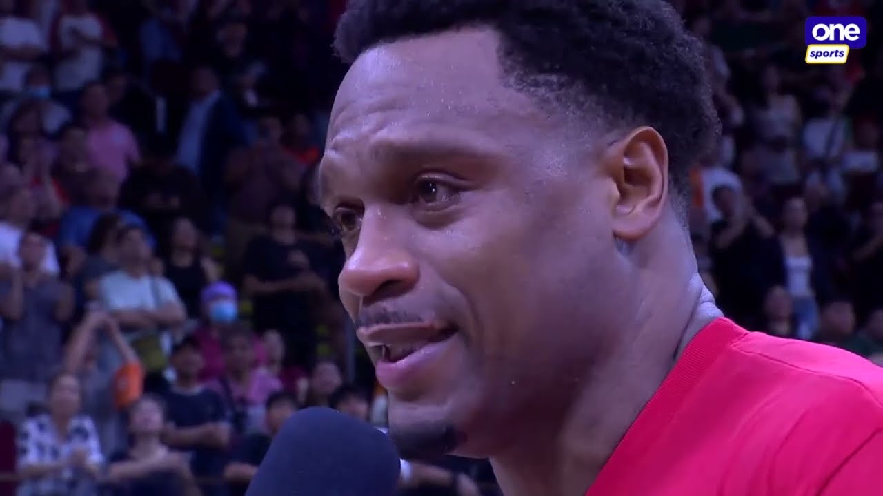 Justin Brownlee TURNS EMOTIONAL during his post-game interview | PBA Season 50 Commissioner&rsquo;s Cup