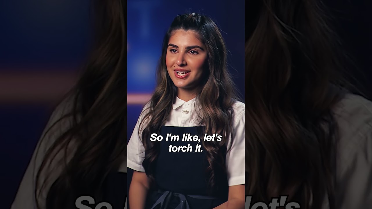 chef torches her steak&hellip; 😳&nbsp;#nextlevelchef