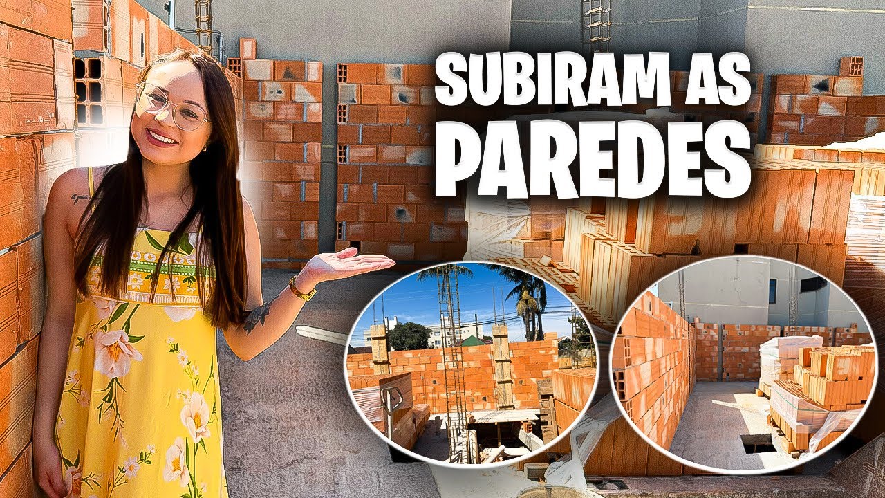 ATUALIZAÇÕES DA OBRA: COMEÇARAM SUBIR AS PAREDES DA NOSSA CASA! Diário de obra 02