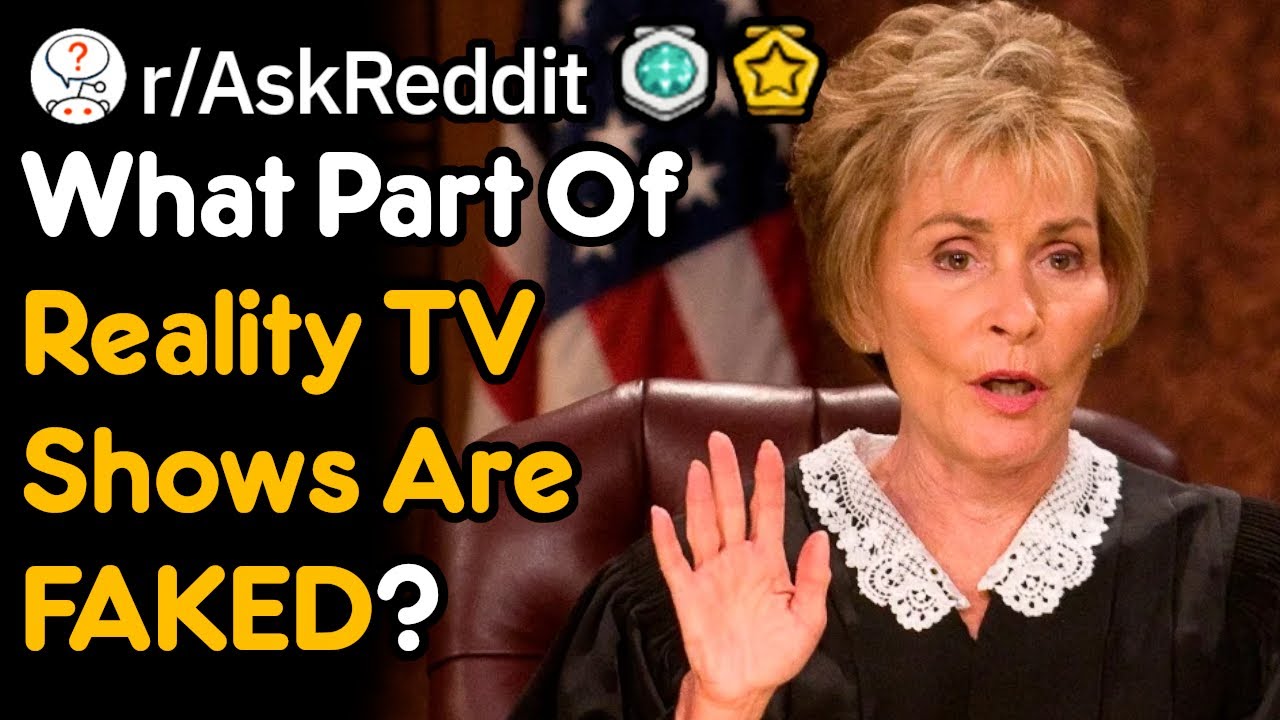 What Parts Of TV Shows Are Rigged? (r/AskReddit)