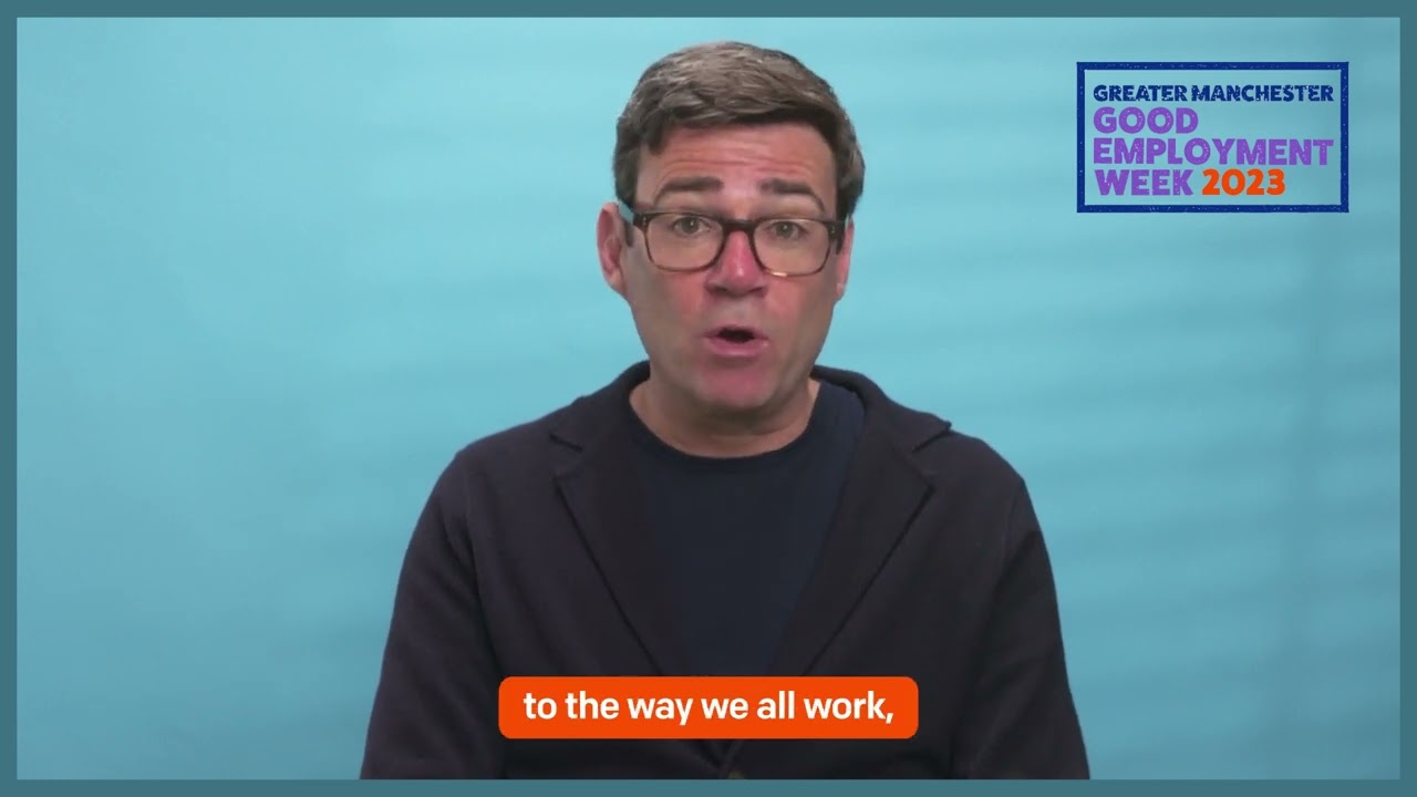 Andy Burnham Announces Good Employment Week - GM Good Employment Charter