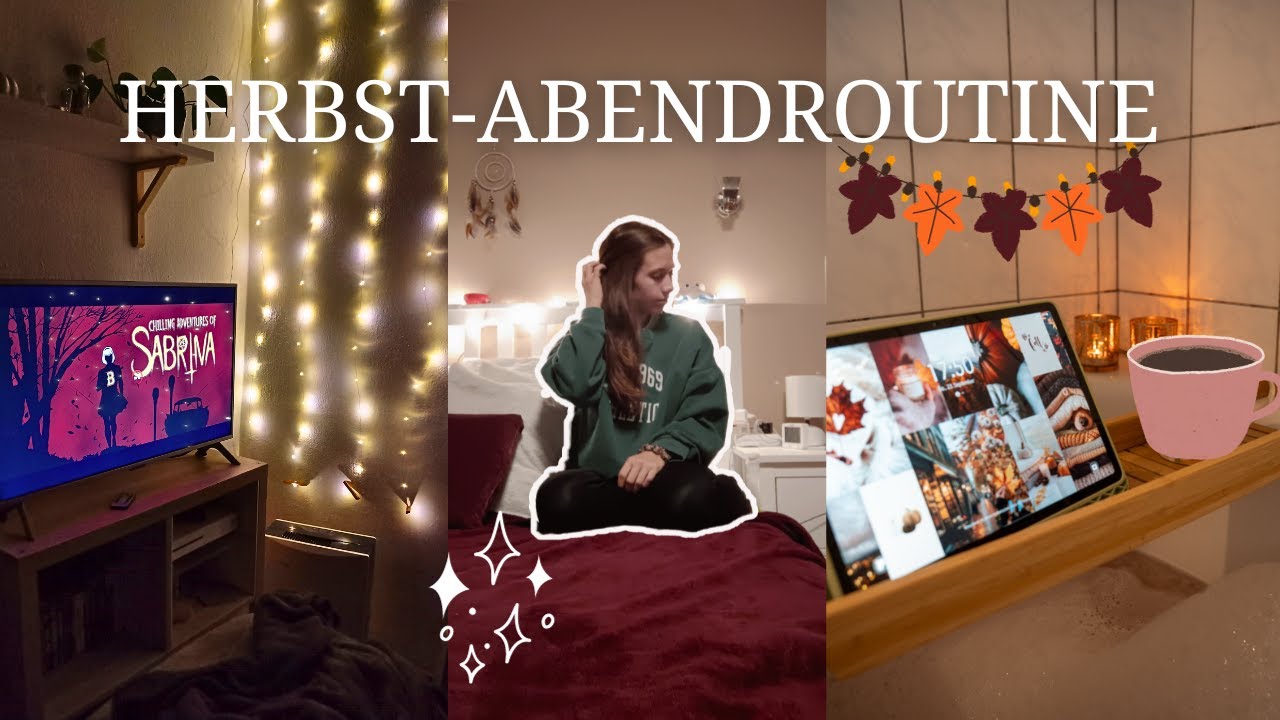 HERSBT-ABENDROUTINE | Yoga, Kochen, Selfcare, Netflix | cozy & aesthetic🍂🎃