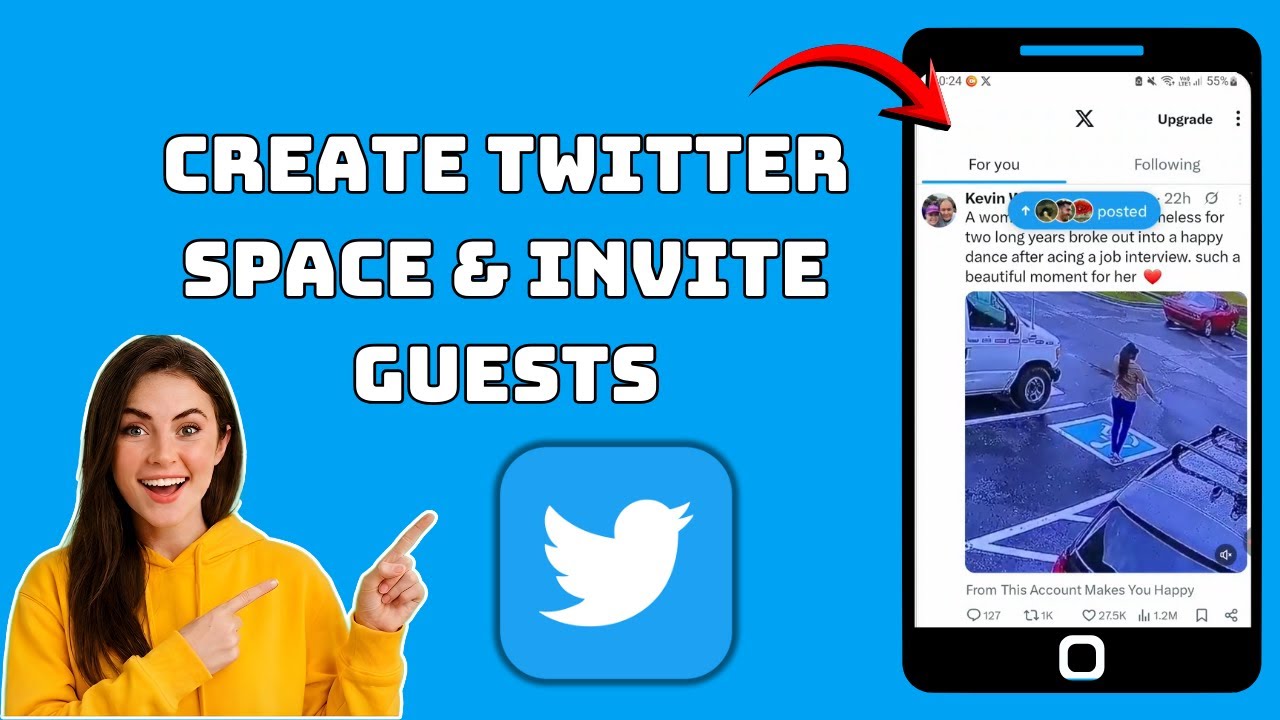 Как создать аккаунт в Твиттере и пригласить гостей?