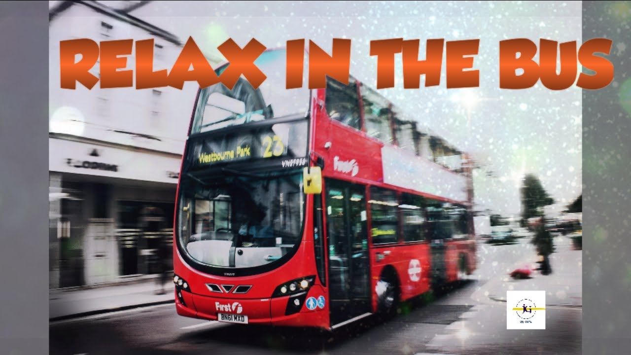 Relaxing music with views from the bus