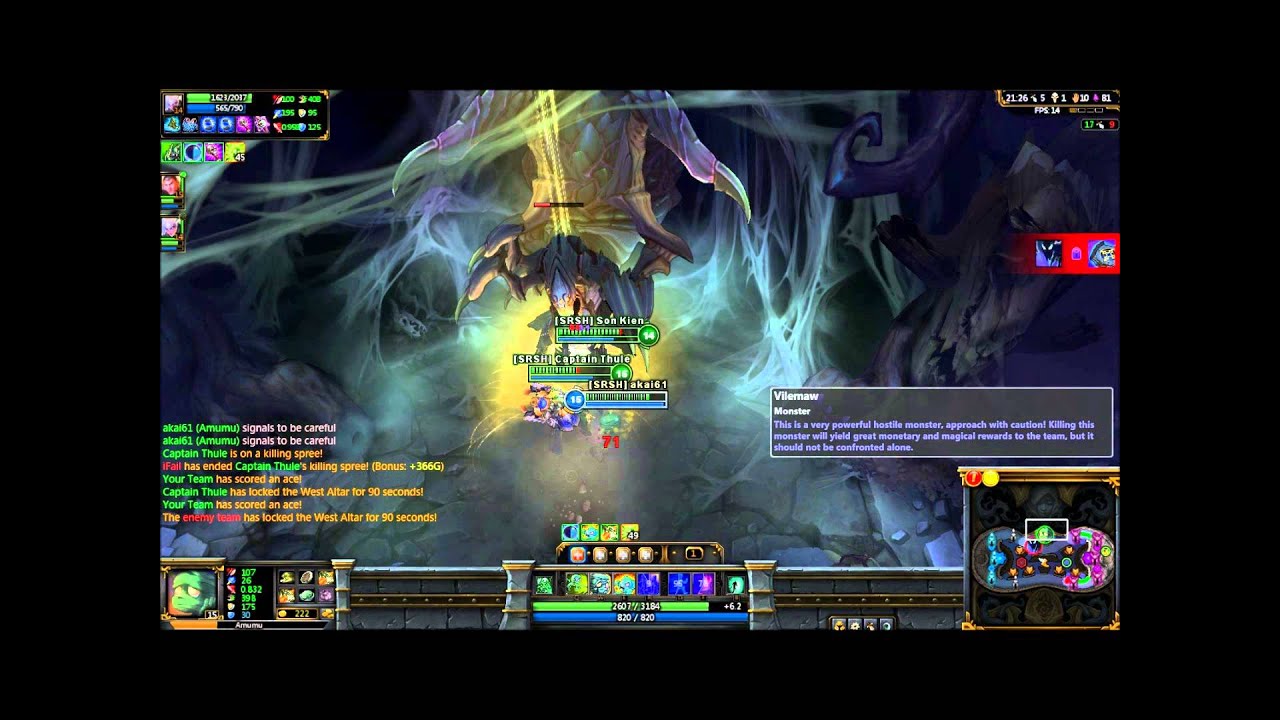 League of Legends killing Vilemaw