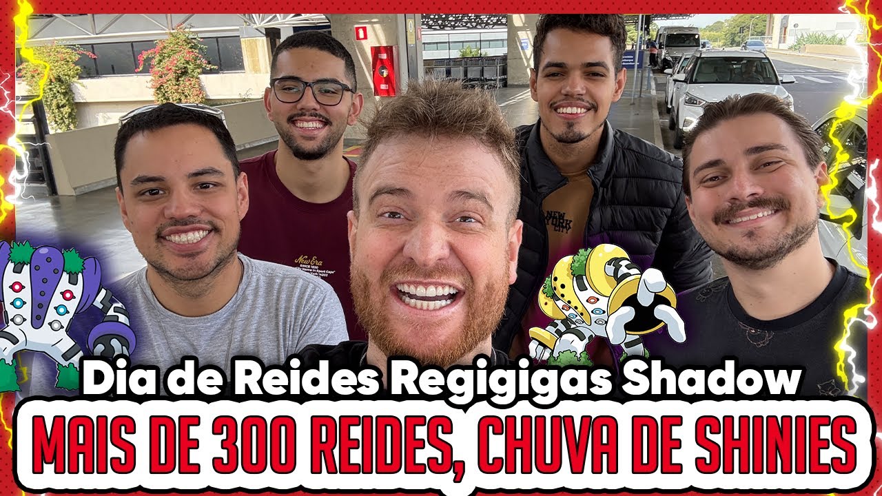 MAIS DE 300 REIDES DE REGIGIGAS SOMBROSOS | TEMPESTADE DE SHINIES NO DIA DE RAIDS - Pokémon GO