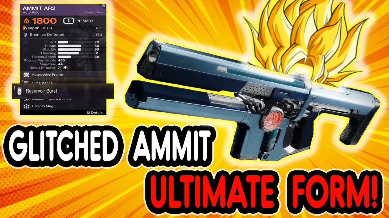 GLITCHED AMMIT CAN GET EVEN MORE BROKEN????? ULTIMATE PERK SET UP FOR THE AMMIT!!!!