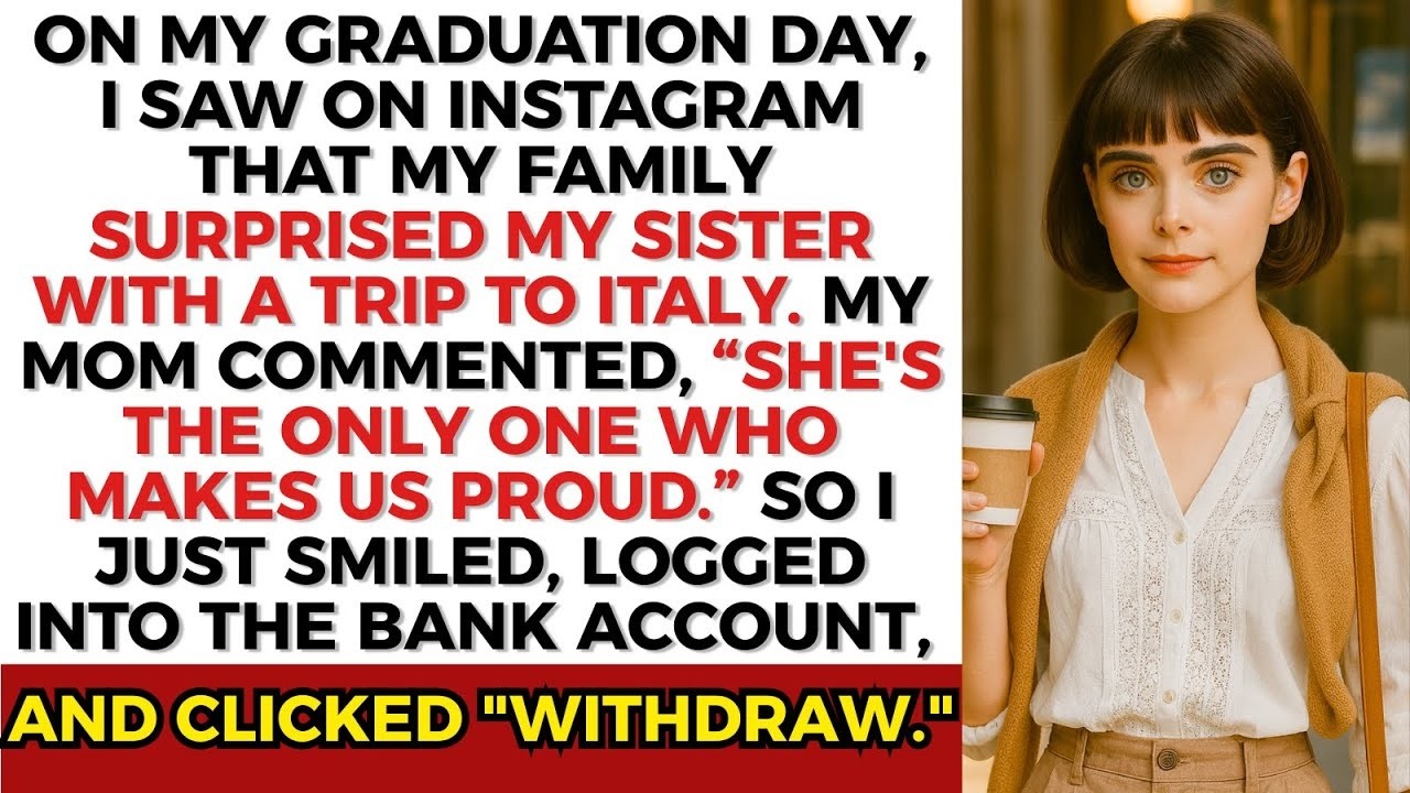 My Family Canceled My Graduation For My Sister’s Italy Trip — So I Canceled Their Access