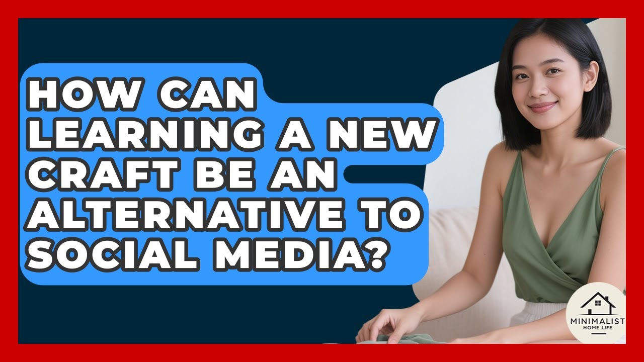 How Can Learning A New Craft Be An Alternative To Social Media? - Minimalist Home Life