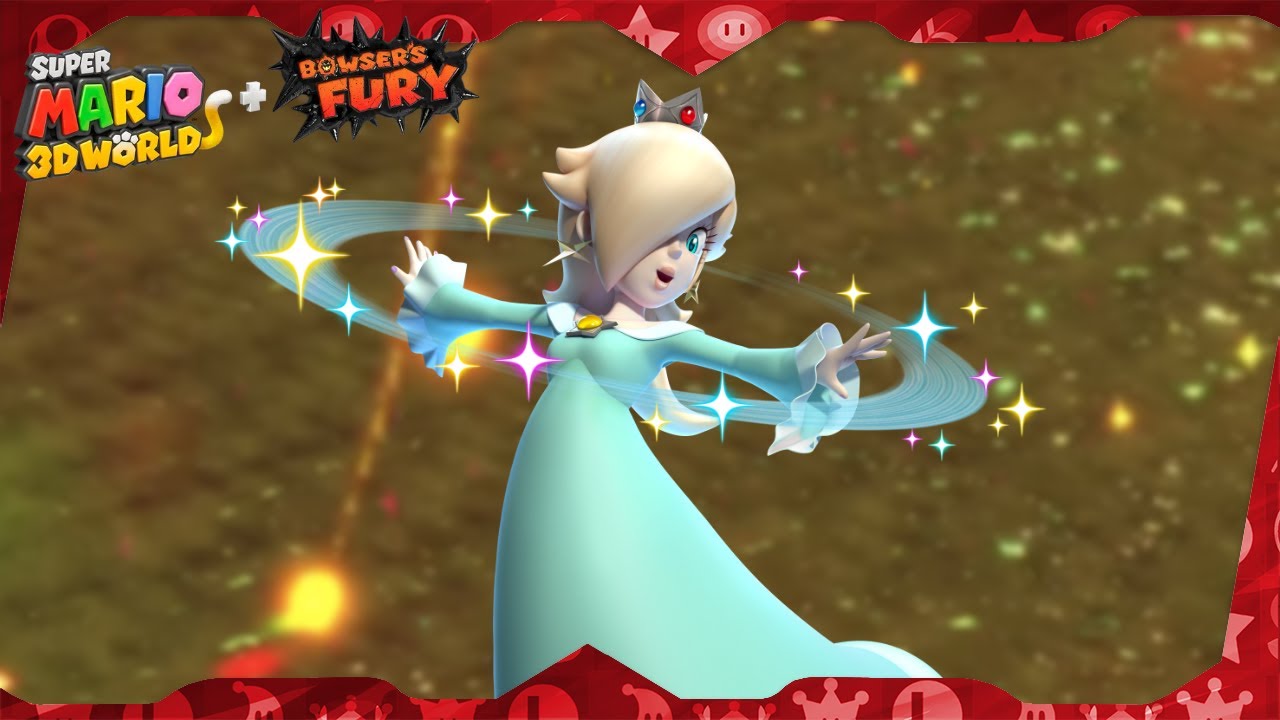 Super Mario 3D World для Switch ᴴᴰ | Корона мира (все зелёные звёзды и марки) Соло Розалина