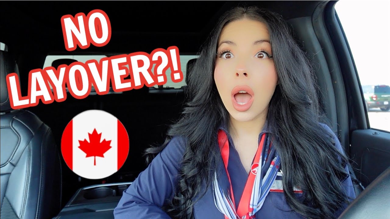 Flight Attendant Life- FLYING TO CANADA & BACK IN THE SAME DAY?! 🇨🇦✈️