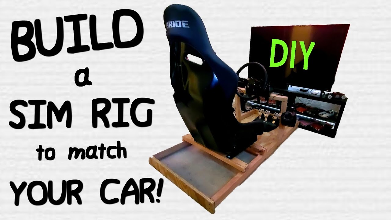 Racing Sim Rig Build. Built to match your car dimensions!