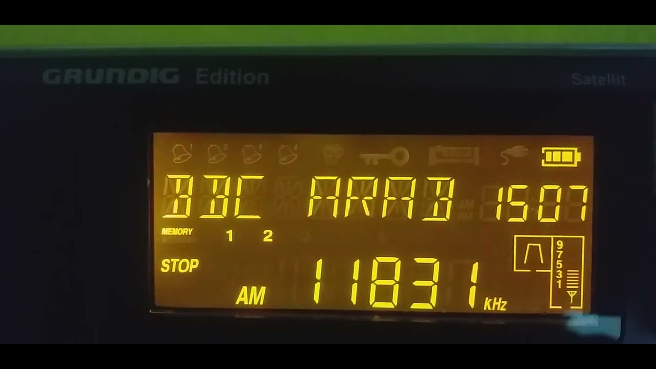 راديو BBC  القسم العربي على الموجة القصيرة BBC Arabic (1500~1530UTC) SW Band