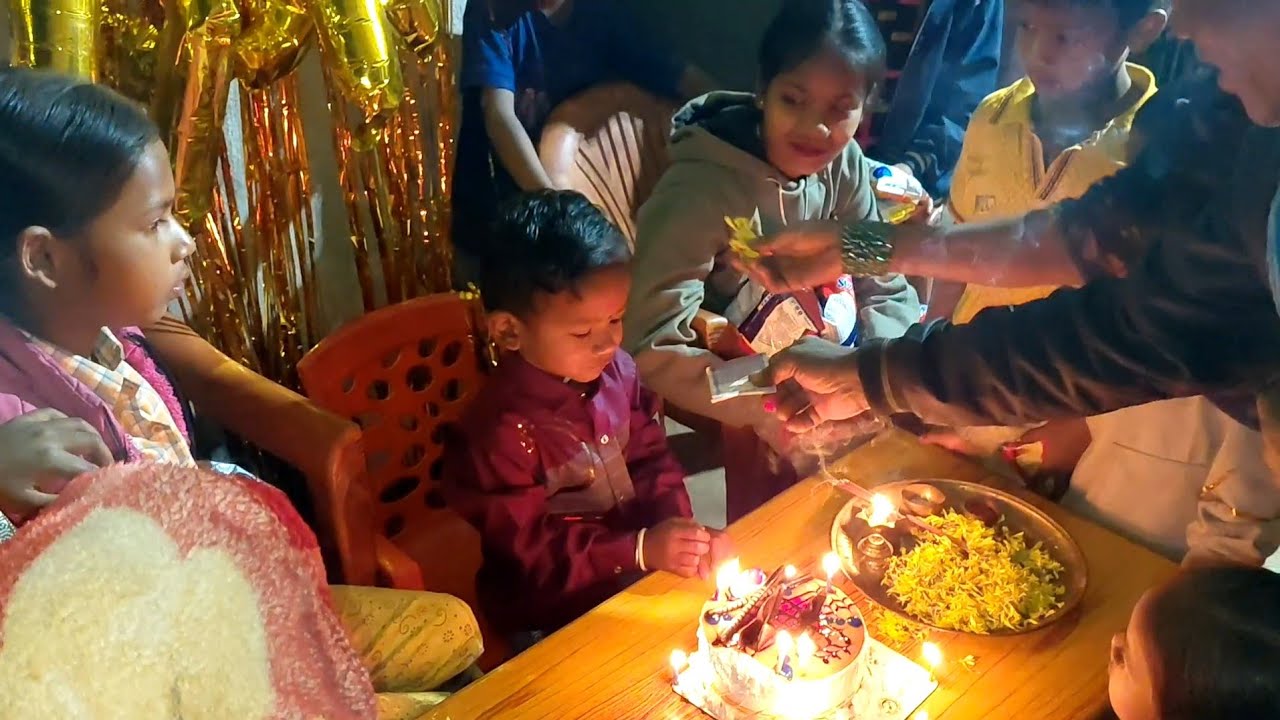 Babu ka Happy Birthday 4 gaw ki birthday party! Full masti! village life style vlogs! #MERAVLOGS01 