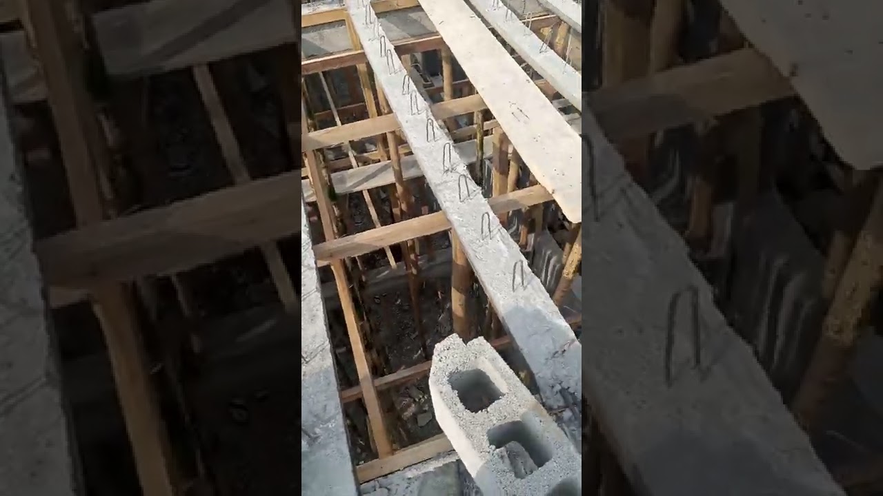 la pose des oudis et nervures  #batiment #btp #construction