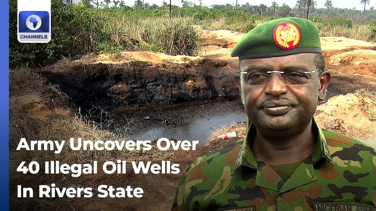 Army Uncovers Over 40 Manually Dug Oil Wells In Rivers State
