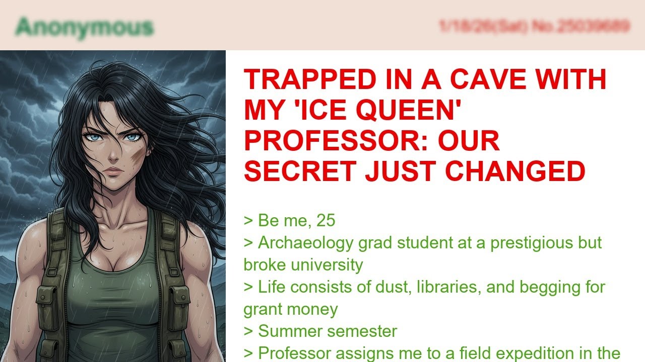 Trapped In A Cave With My 'Ice Queen' Professor: Our Secret Just Changed Everything