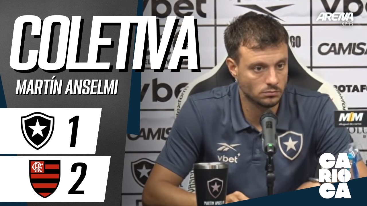 COLETIVA MARTIN ANSELMI | AO VIVO | Botafogo x Flamengo - Carioca 2026