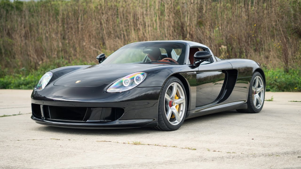 Porsche Carrera GT с выхлопной системой Kreissieg. Езди так, будто ты его угнал... Безумный дрифт!