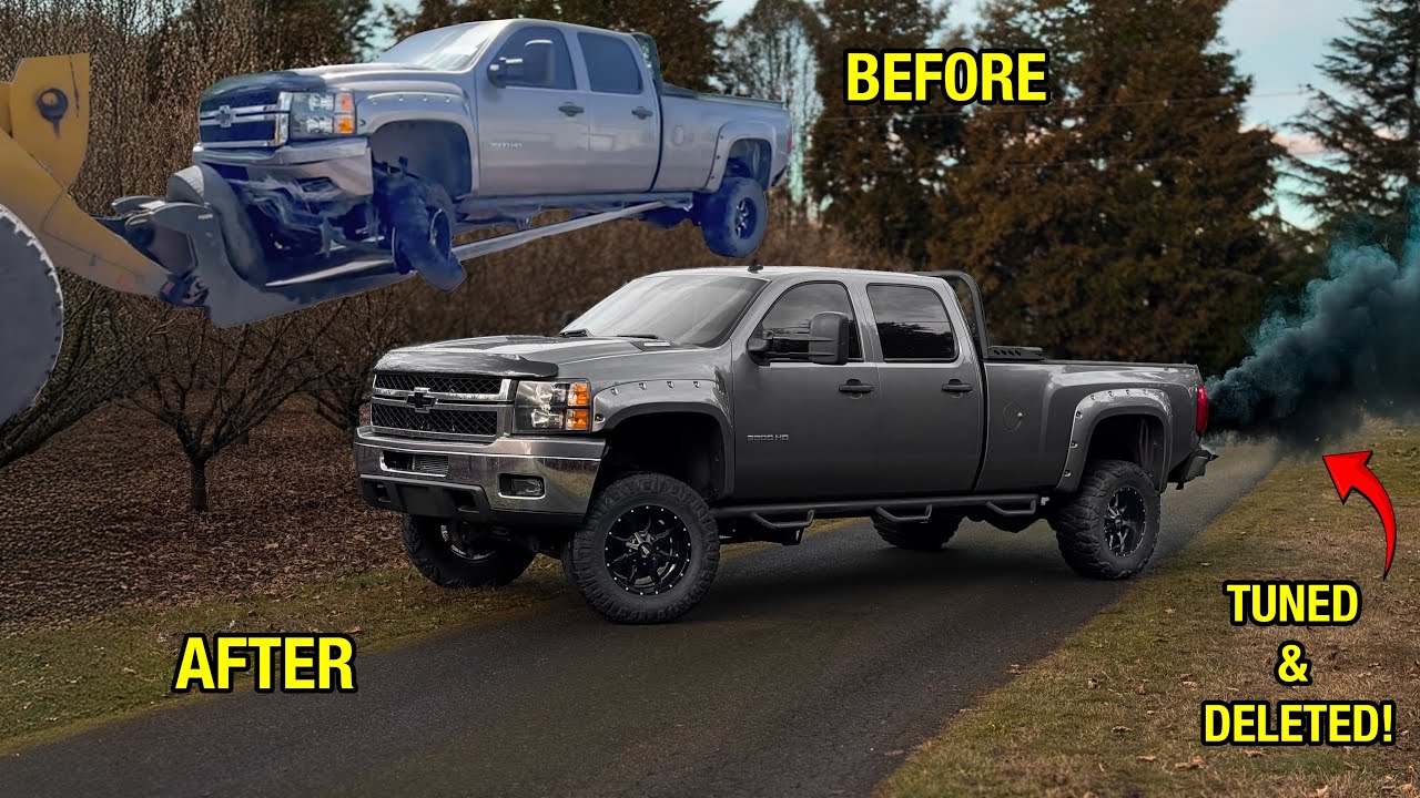 Восстанавливаю свой разбитый Duramax Silverado 3500 за 30 минут!