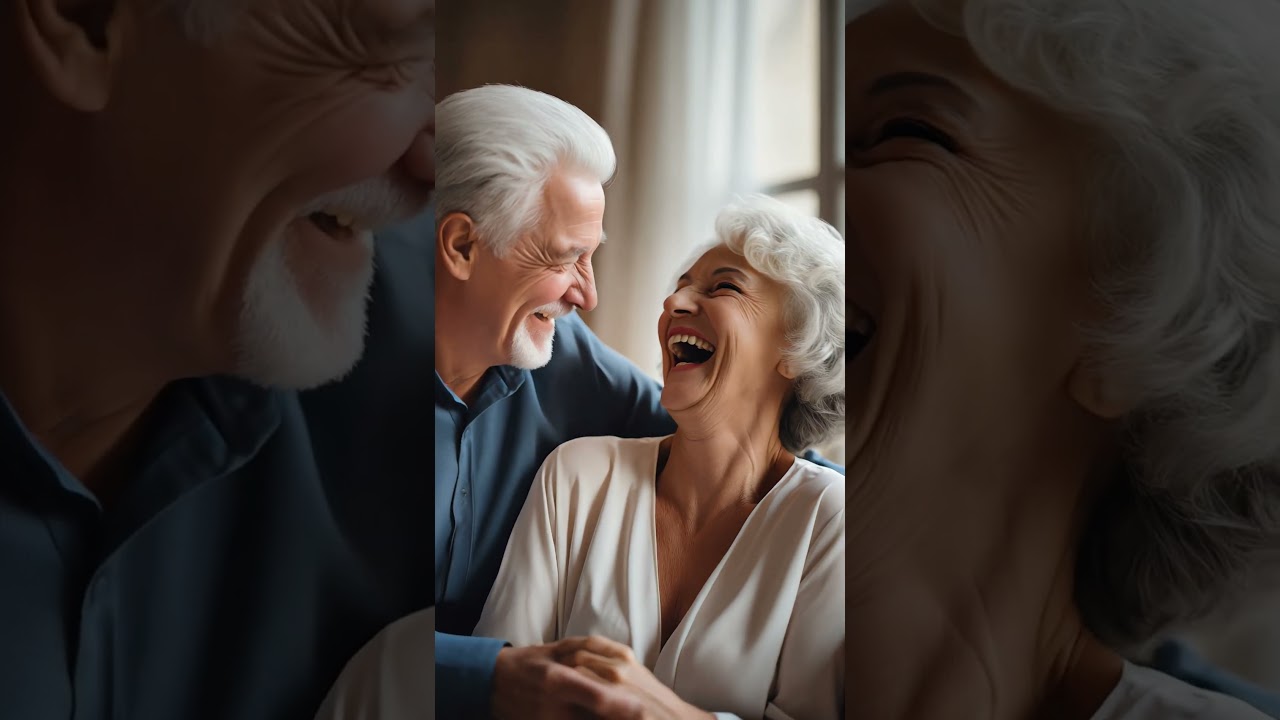 Beautiful Old Couple Laughing Together | Timeless Love & Joy ❤️😂 #funny #happy #cute