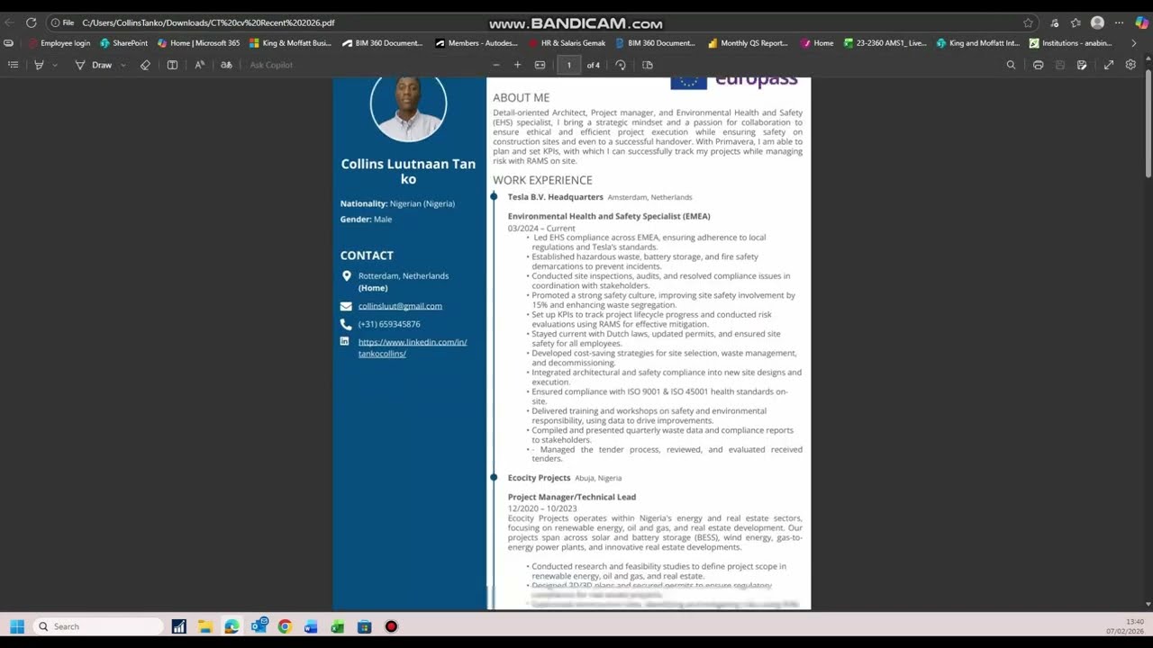 Applying for jobs and study in Europe? STOP Using Wrong CV Format! Use this Template Instead