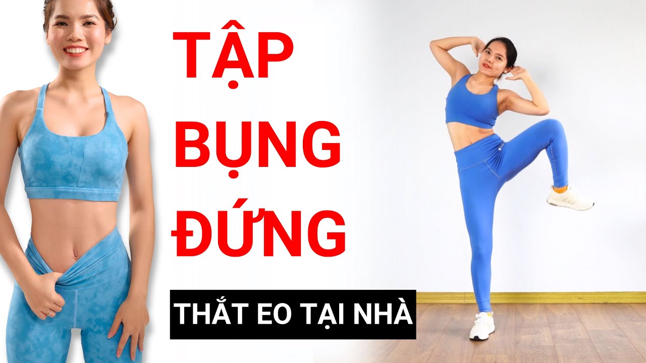 B&agrave;i tập giảm mỡ bụng tư thế đứng THẮT EO tại nh&agrave; | Ho&agrave;ng Uy&ecirc;n Yoga