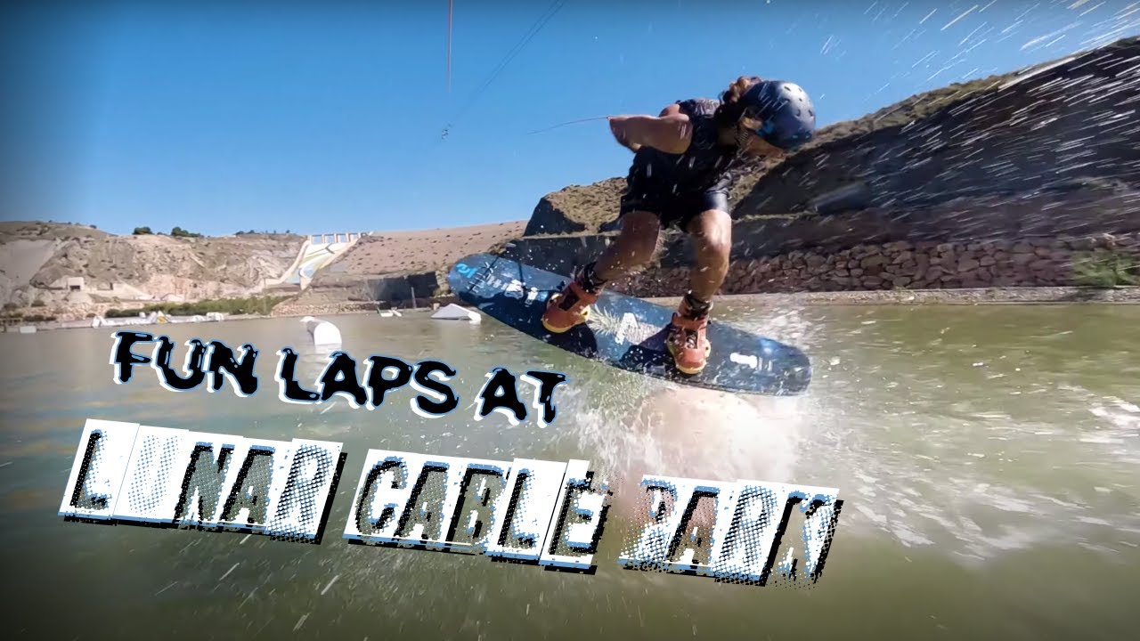 Fun GOPRO laps wakeboarding w/ Yannik Paton at Lunar Wake Park!