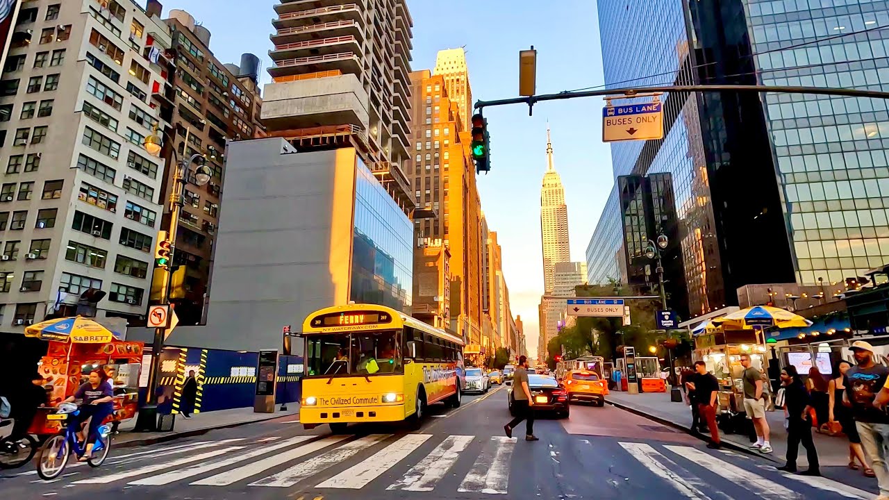 4K NYC Driving Tour: Midtown Manhattan - Long Island City, Queens