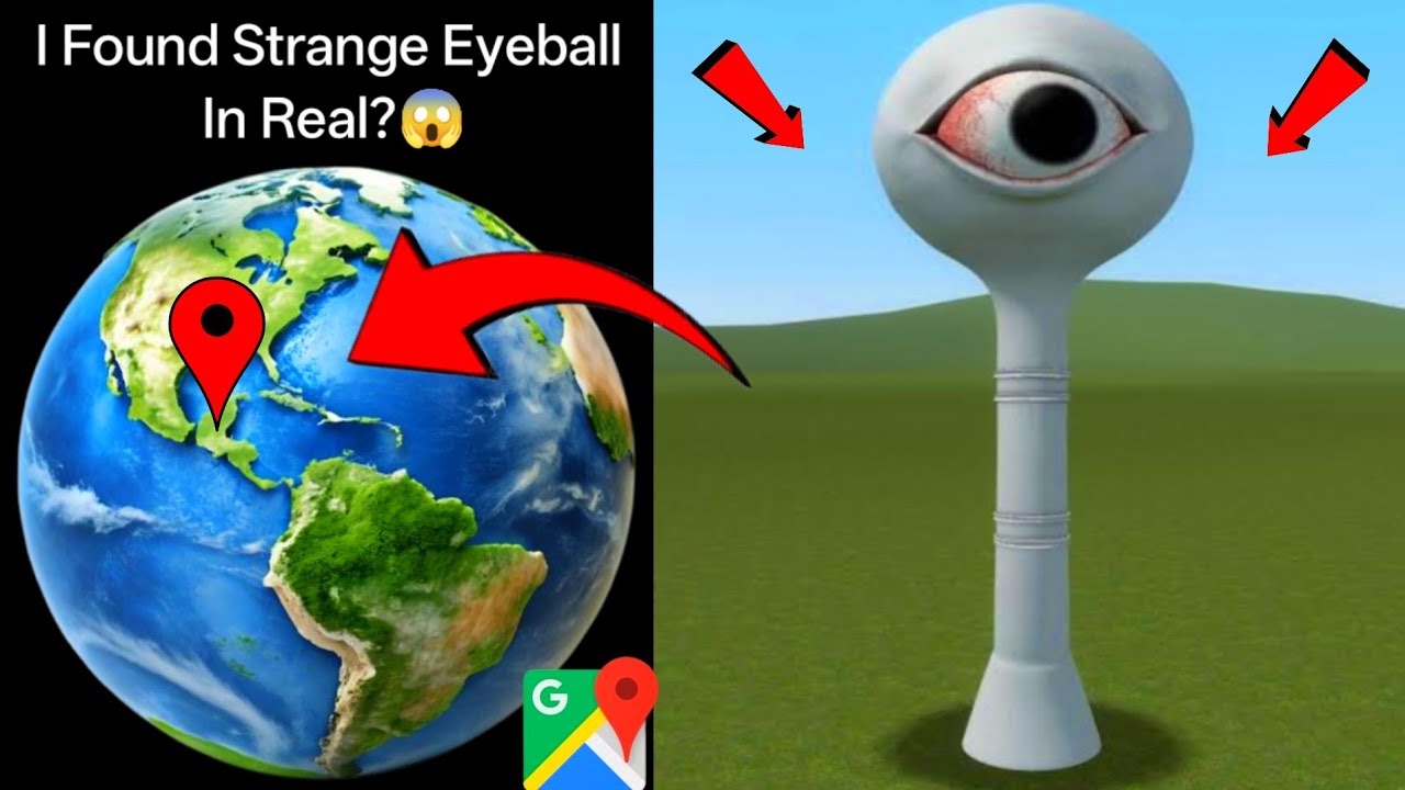 I Found Strange Eyeball On Google Earth #googleearth #googlemaps #viralvideo #worldshiddenthings