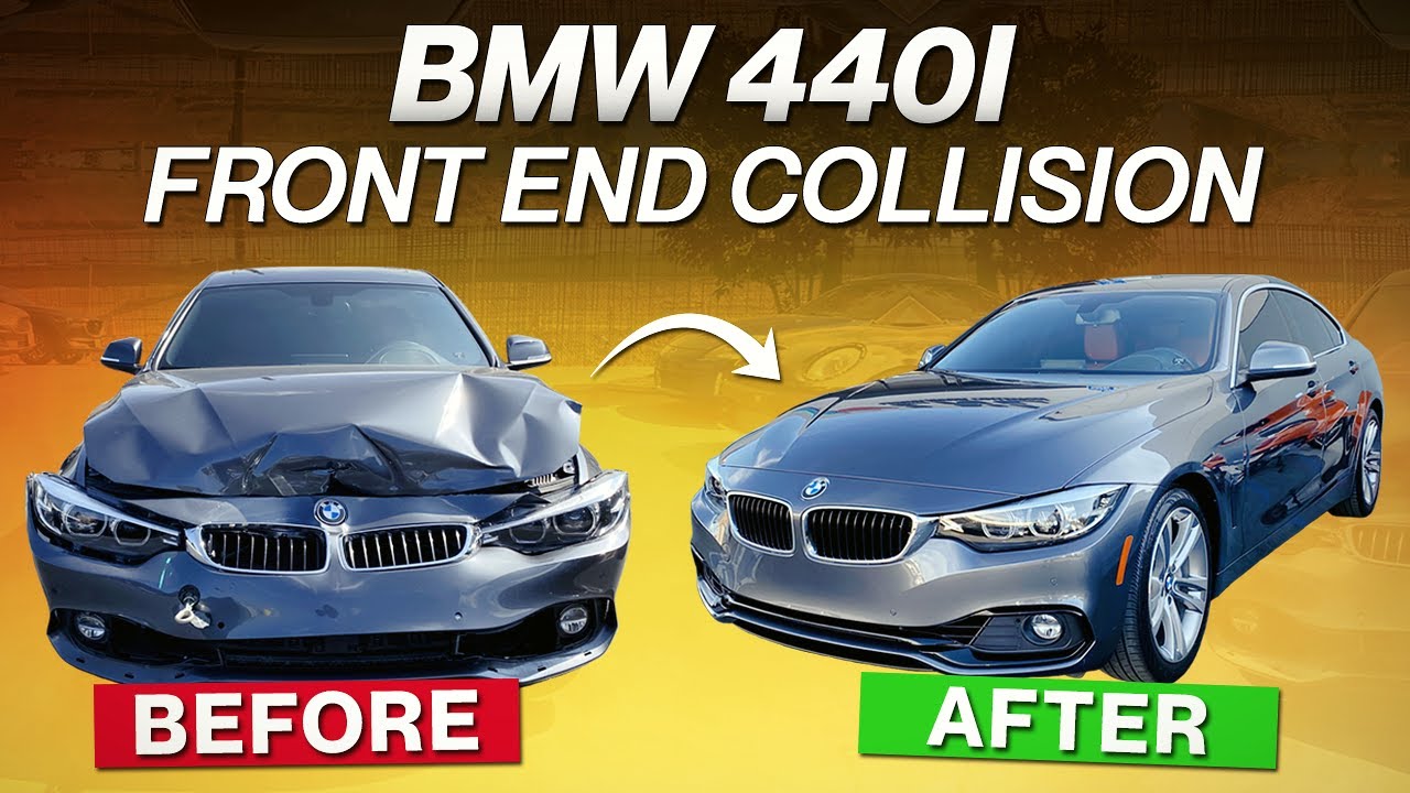 ВОССТАНОВЛЕНИЕ РАЗБИТОГО BMW 440I 2019 ГОДА ЗА 26 МИНУТ!