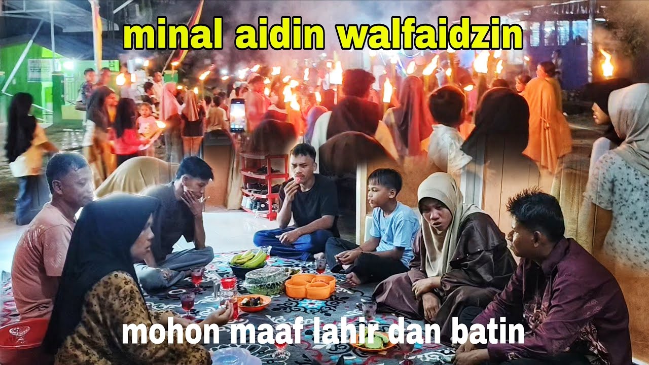 KEGIATAN MALAM TAKBIRAN DI KAMPUNG FISHING PETUALANG, MOHON MAAF LAHIR DAN BATIN