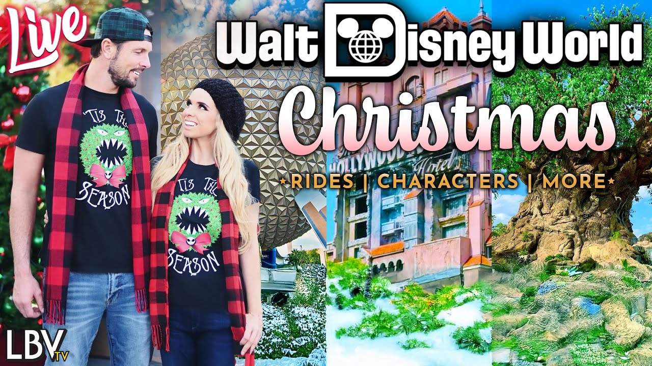 🔴LIVE: Live From Walt Disney World | Christmas & Festival of the Holidays | Livestream