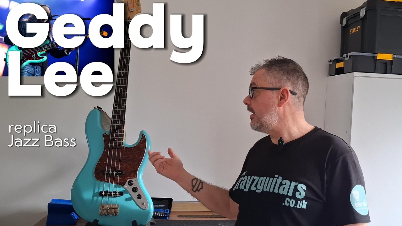 I Built My Dream Bass a Geddy Lee Inspired Seafoam Green Jazz Bass #bassguitar #bass #jazzbass