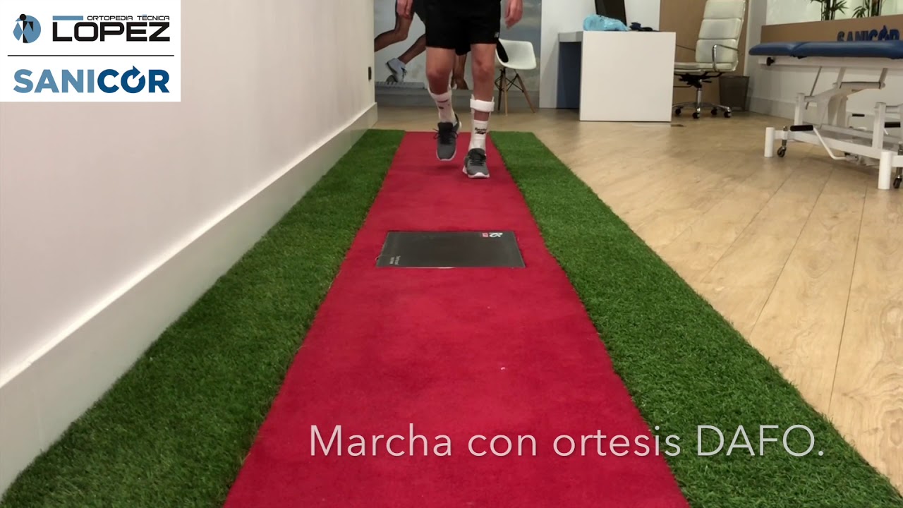 MARCHA SIN ORTESIS VS CON ORTESIS DAFO Ortopedia López