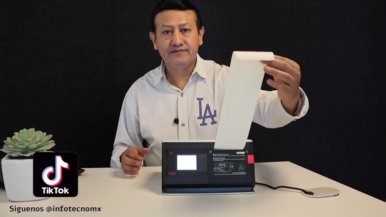 Punto de Venta Android con Miniprinter de 80mm Corte Automático iMin Falcon1 @iMinTechnology