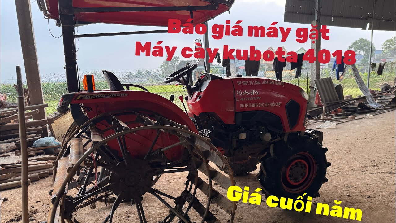 Cập nhập máy cày kubota . máy gặt dc 70 tại miền bắc. ngày tết cận kề