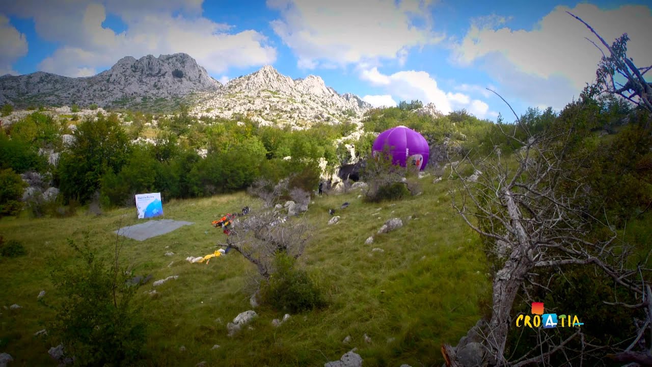 Mamet Cave Croatia - First air balloon flight to the underground