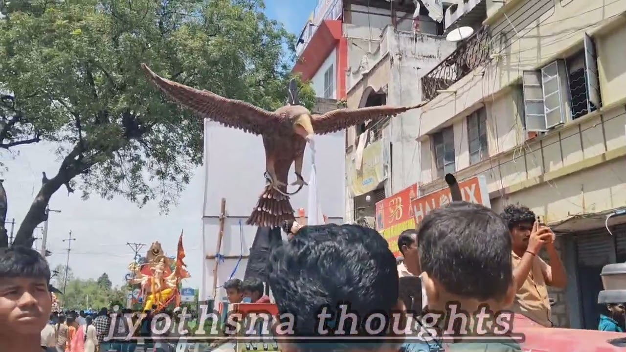 Ganesh nimajjanam in Kamareddy/Vinayaka immersion in Kamareddy/@jyothsnathoughts636 