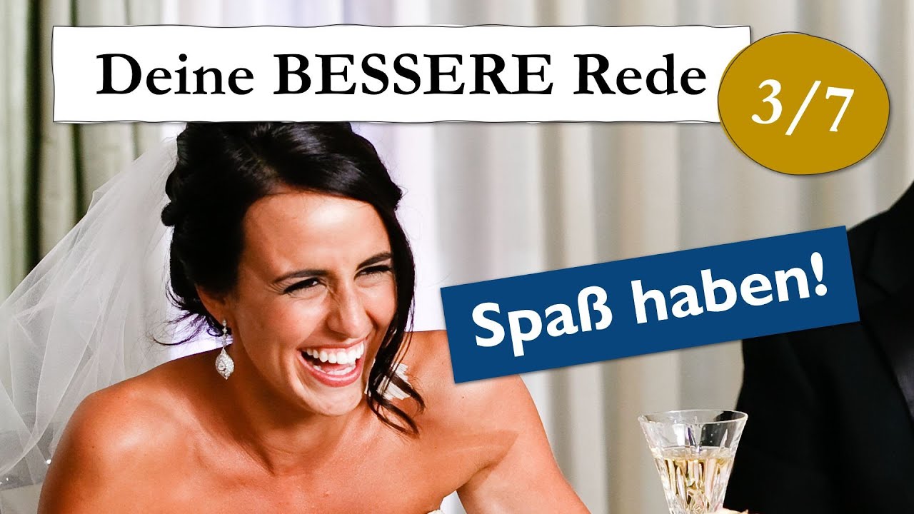 Humor in der Hochzeitsrede (1/2) - SO startest du