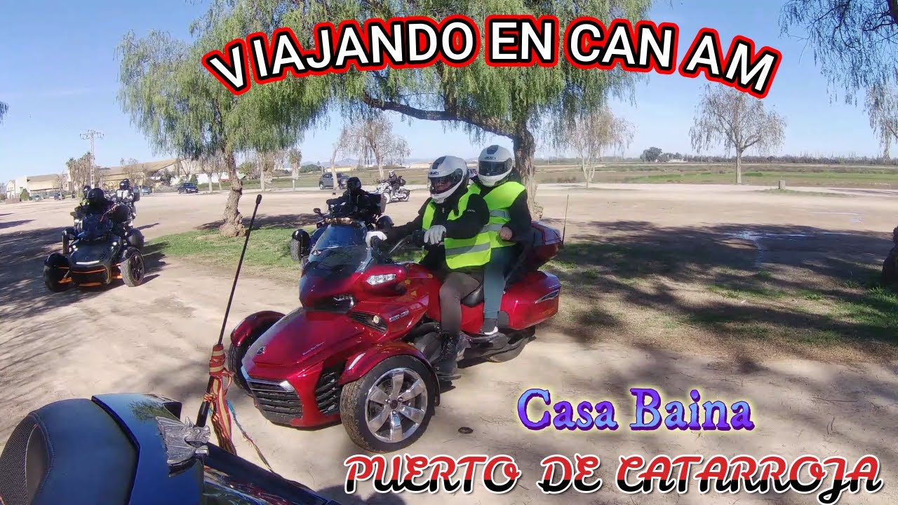 VIAJANDO EN CAN AM SPYDER RT # 323  PUERTO DE CATARROJA - CASA BAINA -