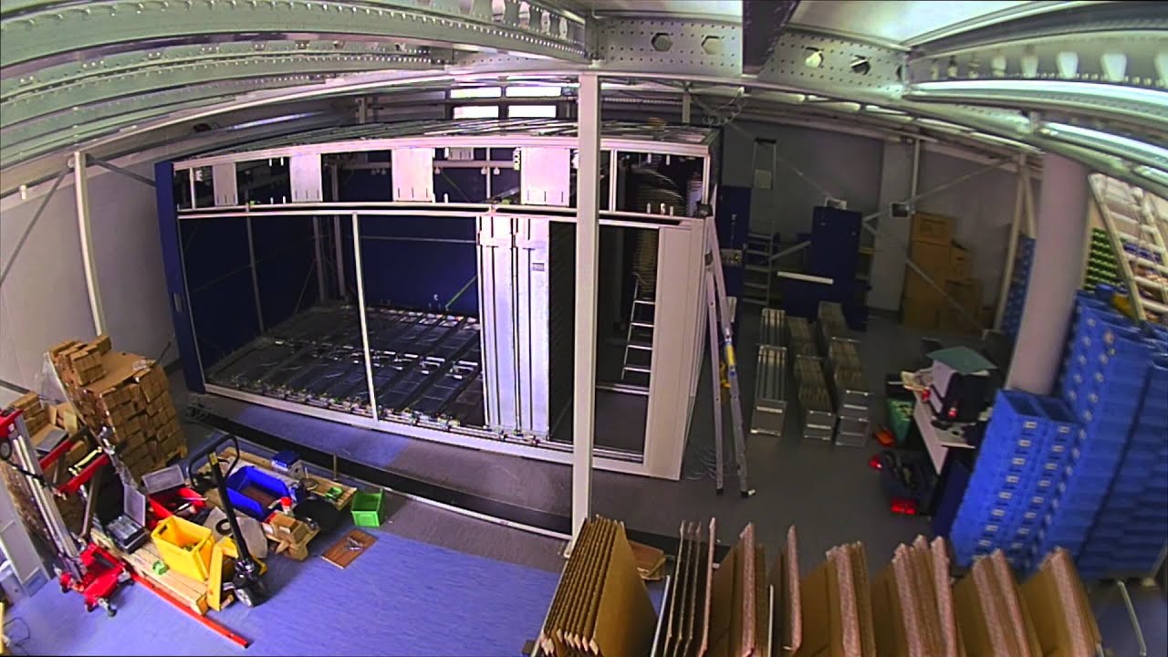 Aufbau Gollmann Kommissioniersystem