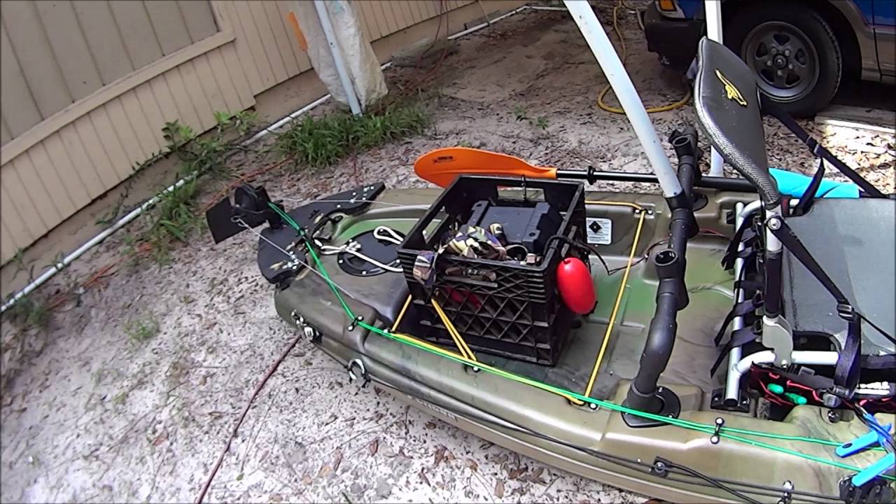 Pelican Catch 120 Kayak Rudder installation