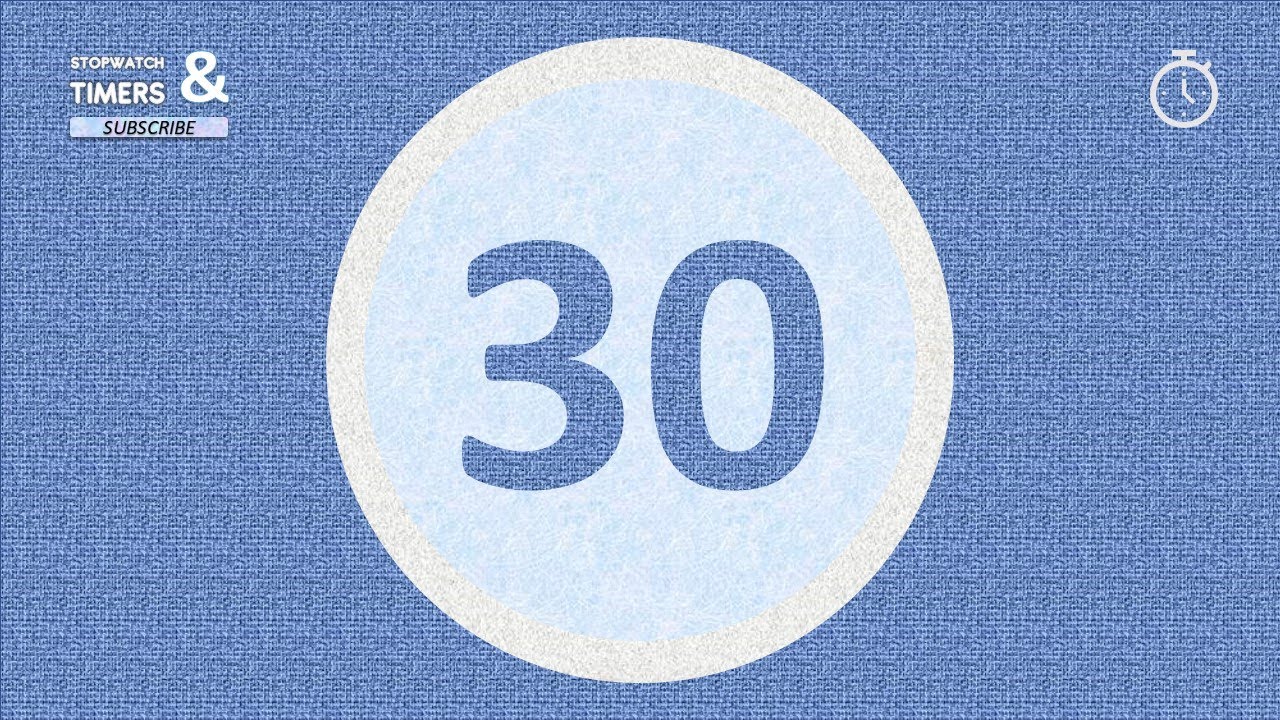 30 second timer with sound effect
