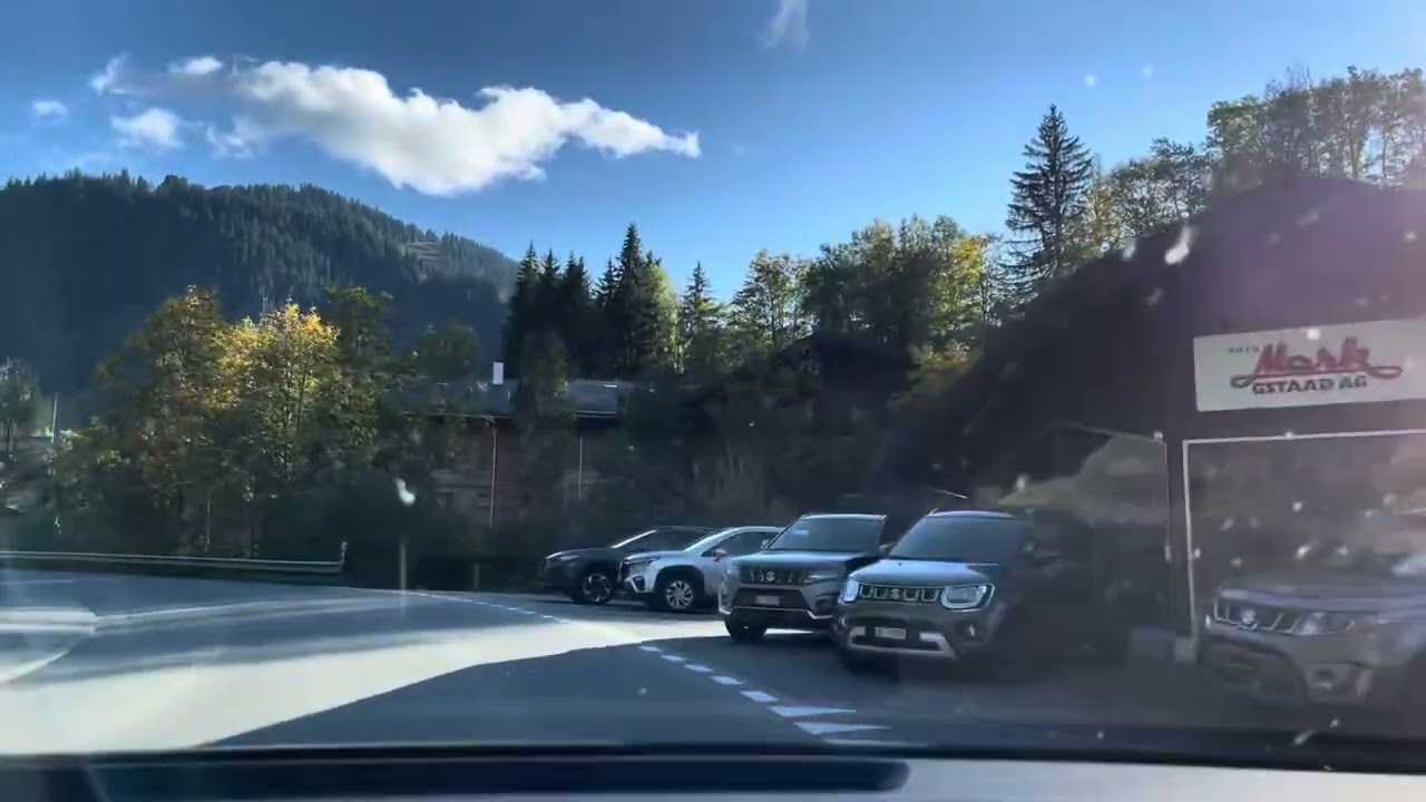 Driving from Les Diablerets (Glacier 3000) to Grindelwald (Pitstop: Fondue Caquelon Cheese Grotto)
