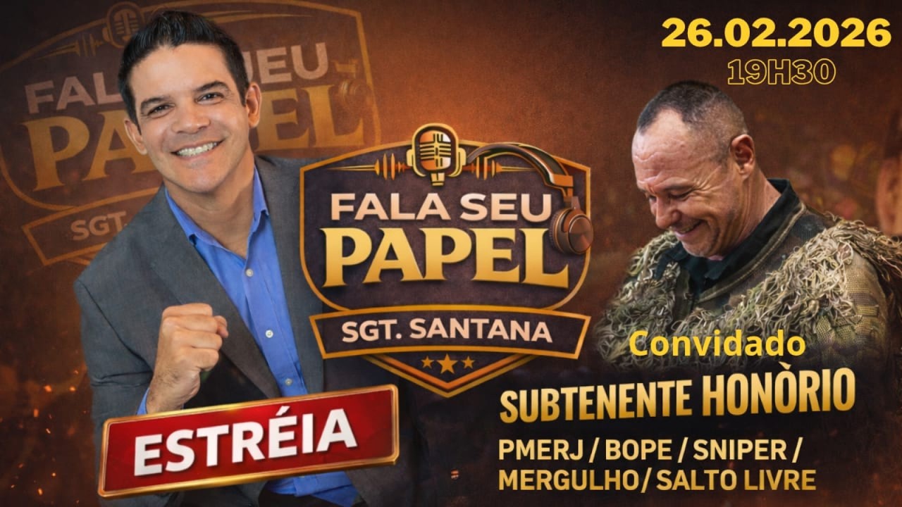 Fala Seu Papel convida O lendário Sub. Tenente Honório (BOPE) - EP 01 ESTRÉIA